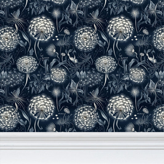 Dandelion Repeat Pattern Wallpaper