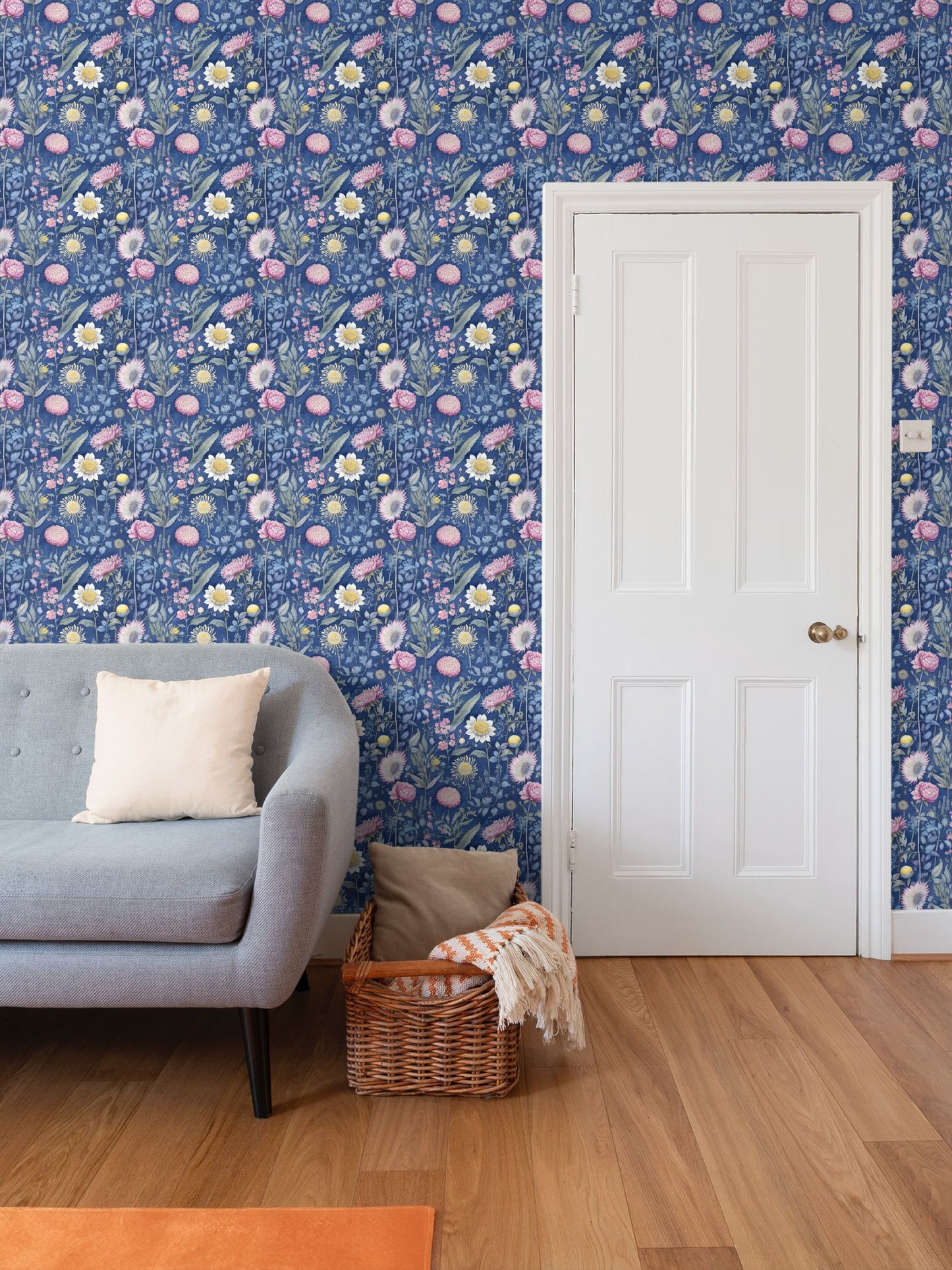 Dreamy Meadow Repeat Pattern Wallpaper