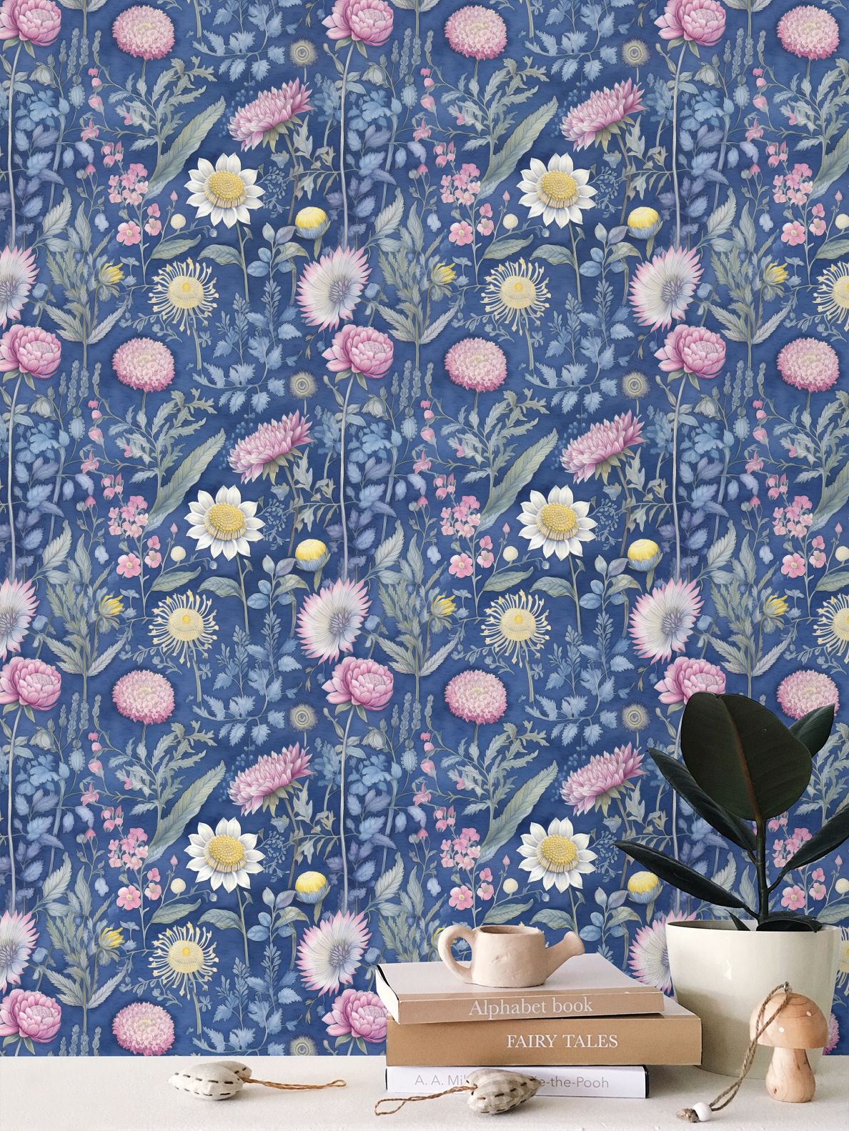 Dreamy Meadow Repeat Pattern Wallpaper