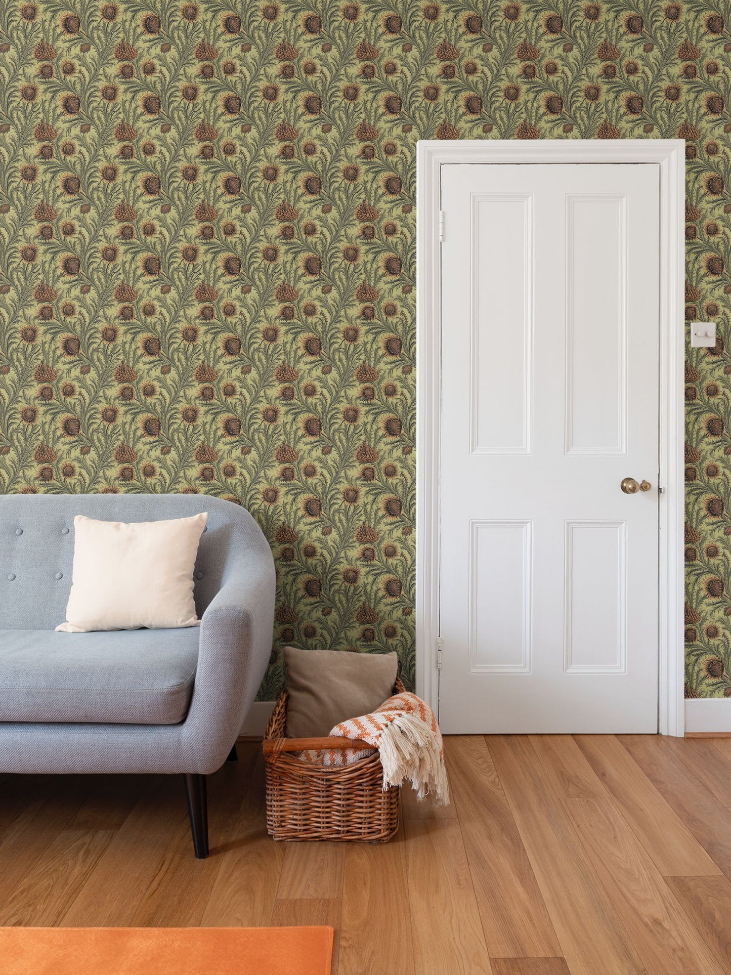 Thistle Manor Repeat Pattern Wallpaper