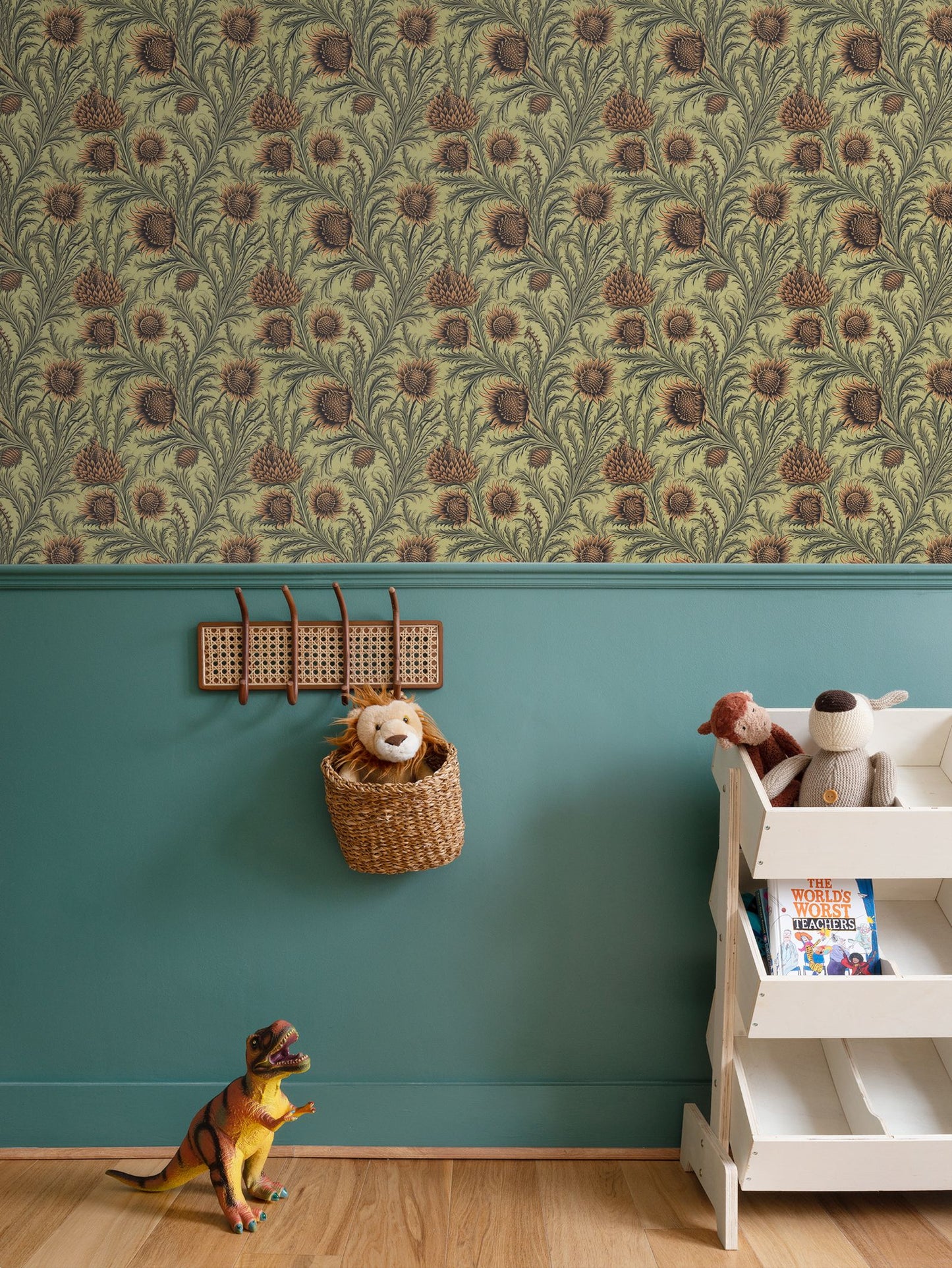 Thistle Manor Repeat Pattern Wallpaper