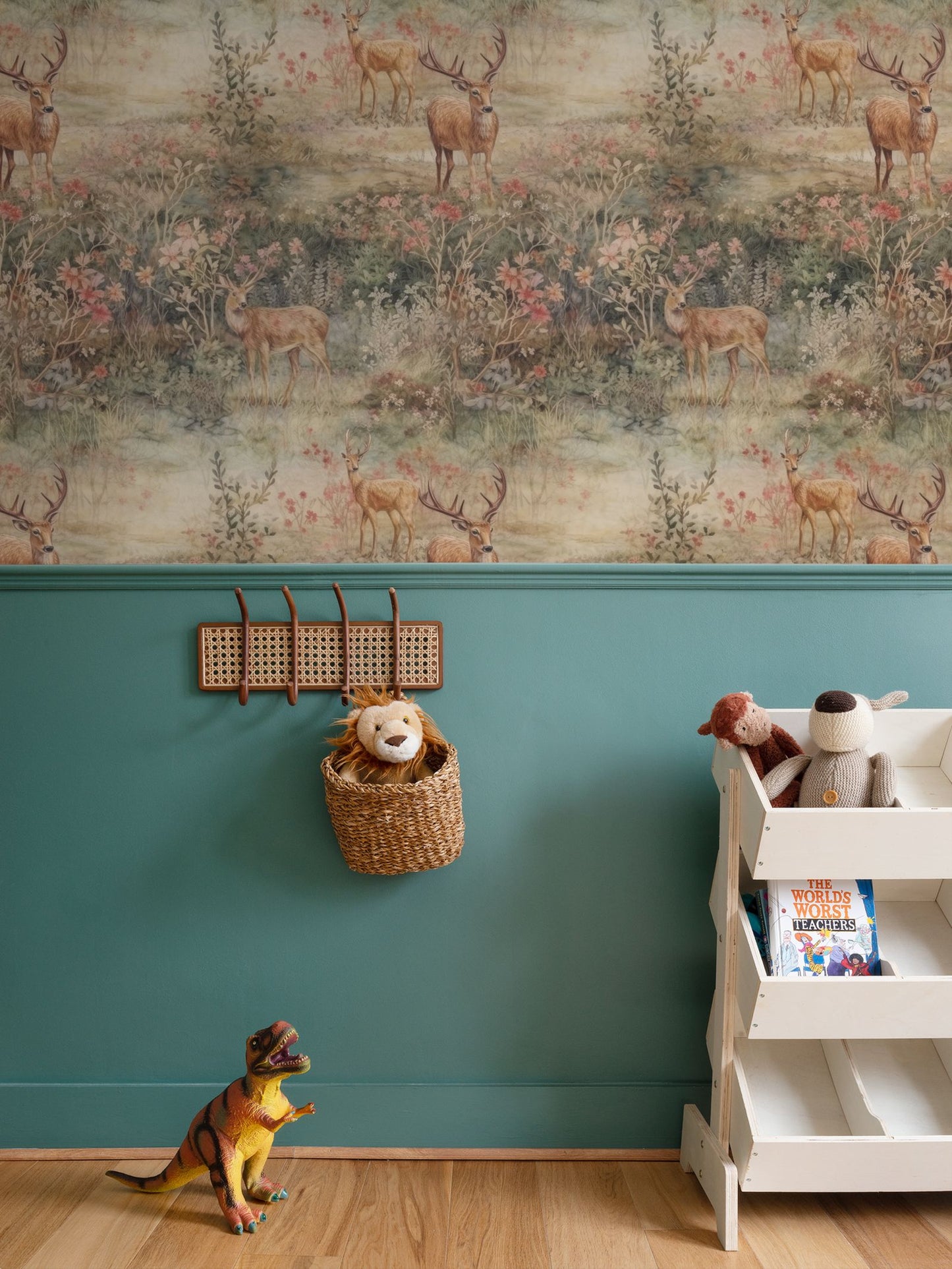 Pastoral Charm Repeat Pattern Wallpaper