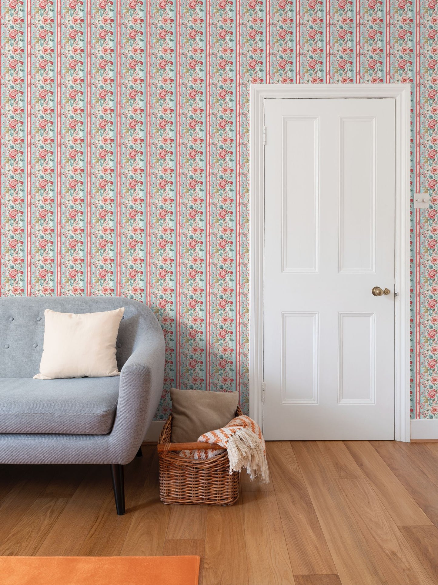 Blossoming Nostalgia Repeat Pattern Wallpaper