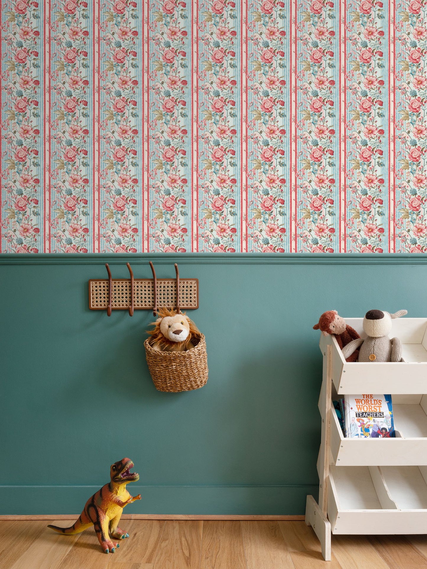 Blossoming Nostalgia Repeat Pattern Wallpaper