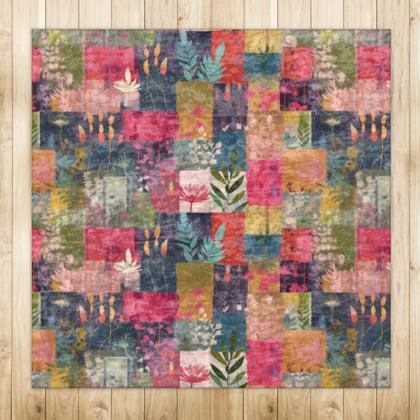 Pink Patchwork Rugs