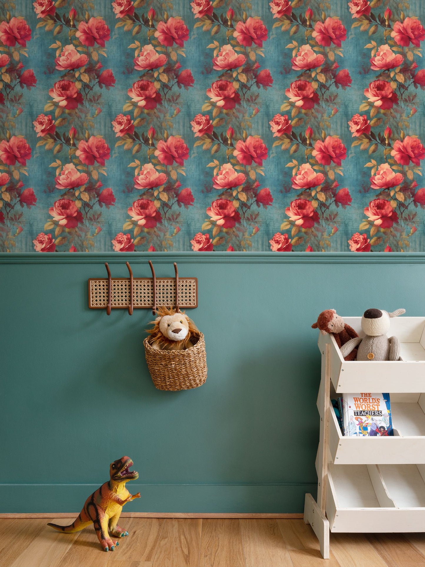 Rose Garden Reverie Repeat Pattern Wallpaper