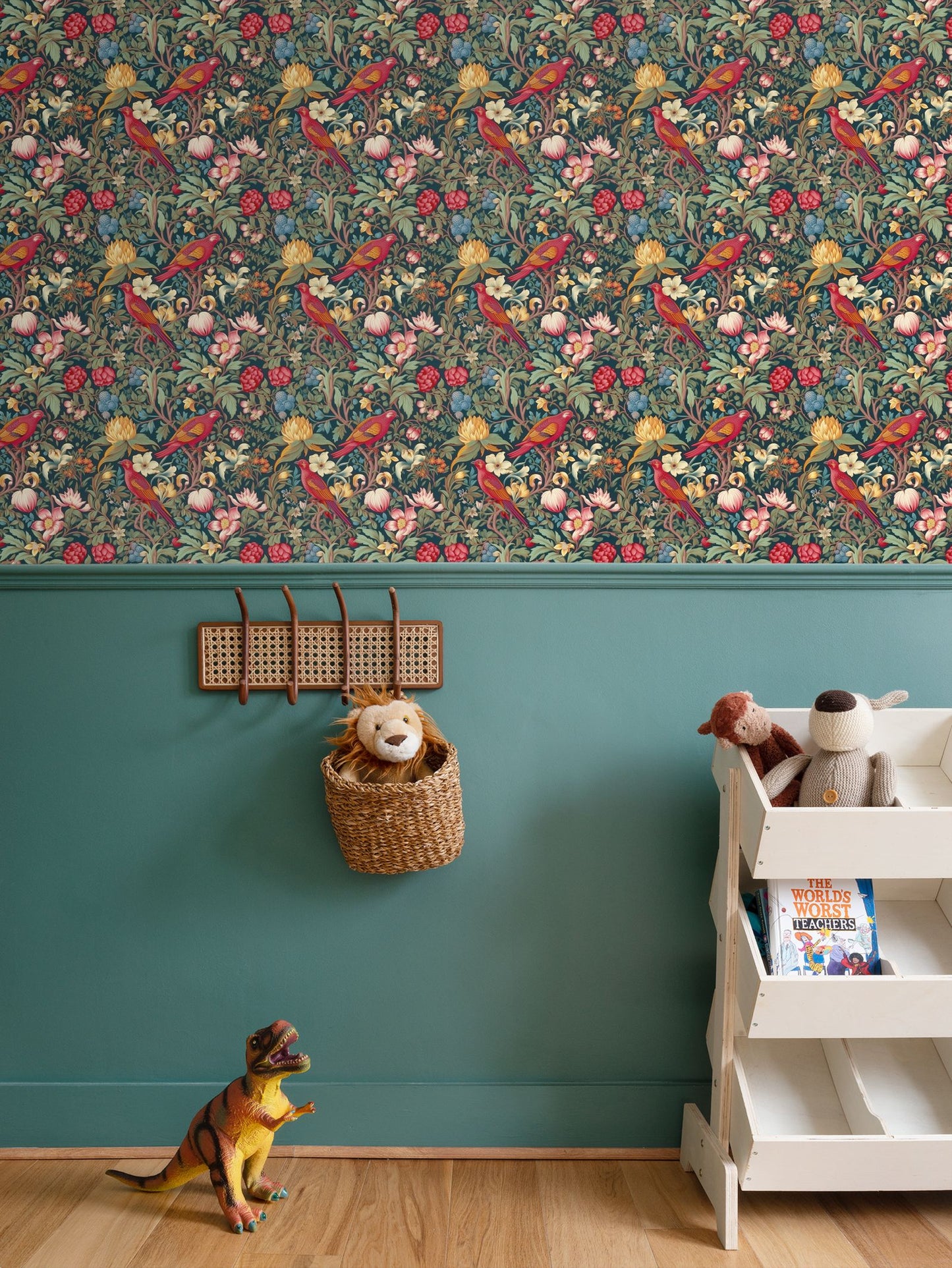 Songbird Grove Wallpaper Repeat Pattern Wallpaper