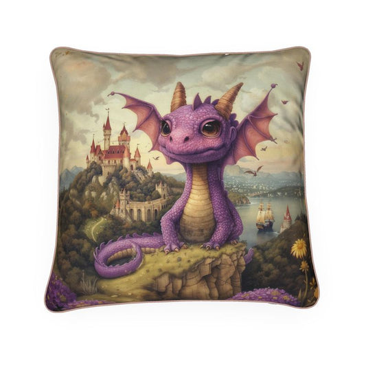 Lavender the Dragon Princess Cushions