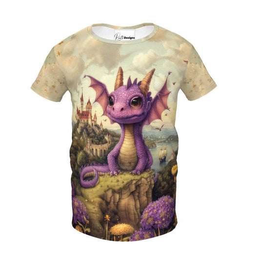 Lavender the Dragon Princess Girls Premium T-Shirt