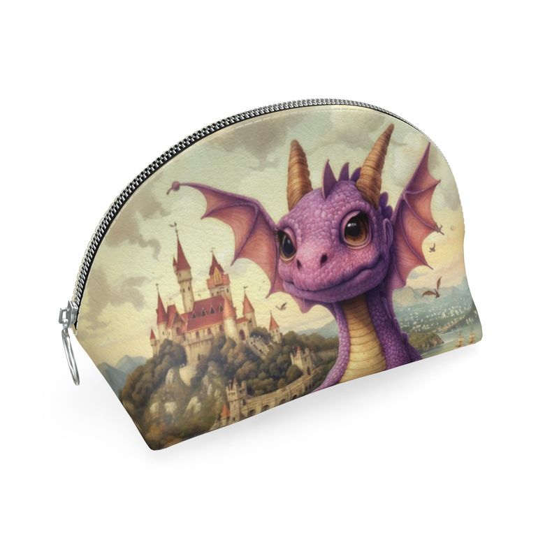 Lavender the Dragon Princess Shell Coin Purse