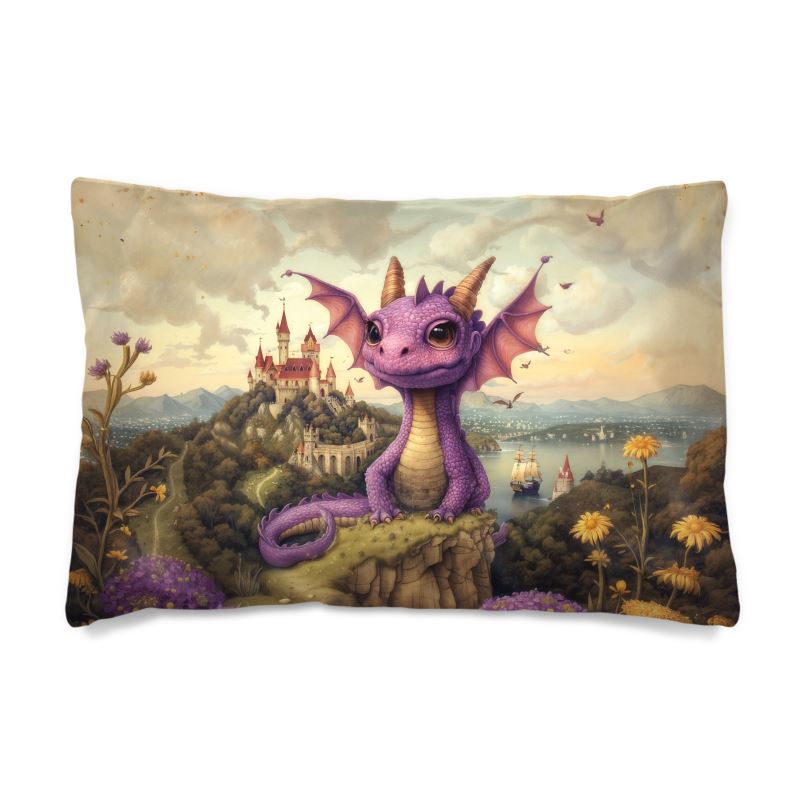 Lavender the Dragon Princess Duvet Covers