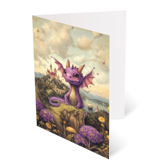 Lavender the Dragon Princess A6 Greetings Card Packs