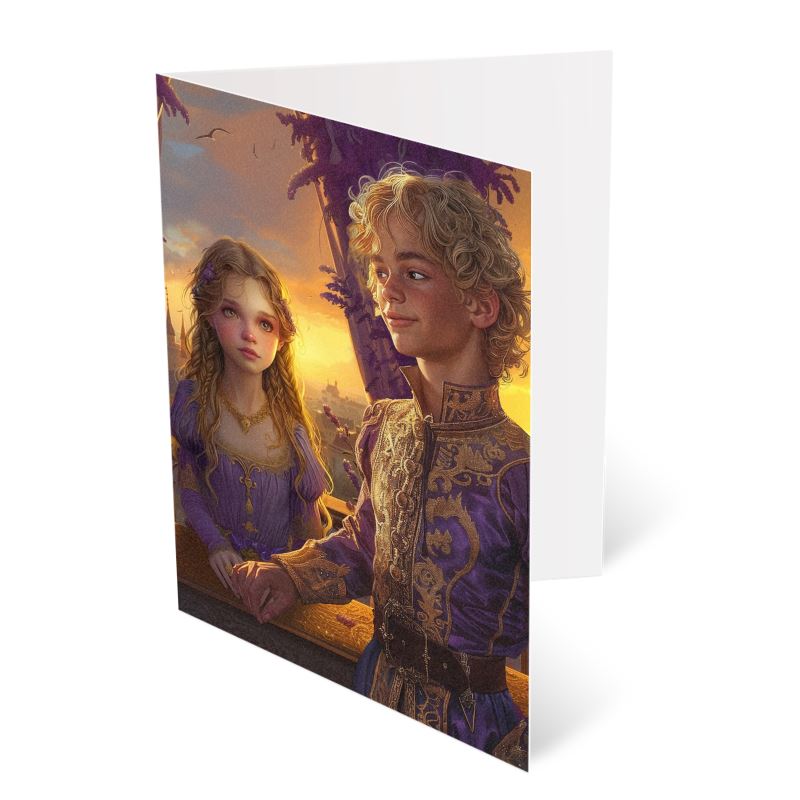 Lavender the Dragon Princess A6 Greetings Card Packs