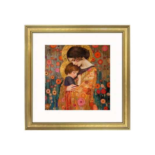 Mother and Daughter Classic Framed Art Prints