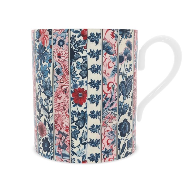 Seaside Blooms Bone China Mug