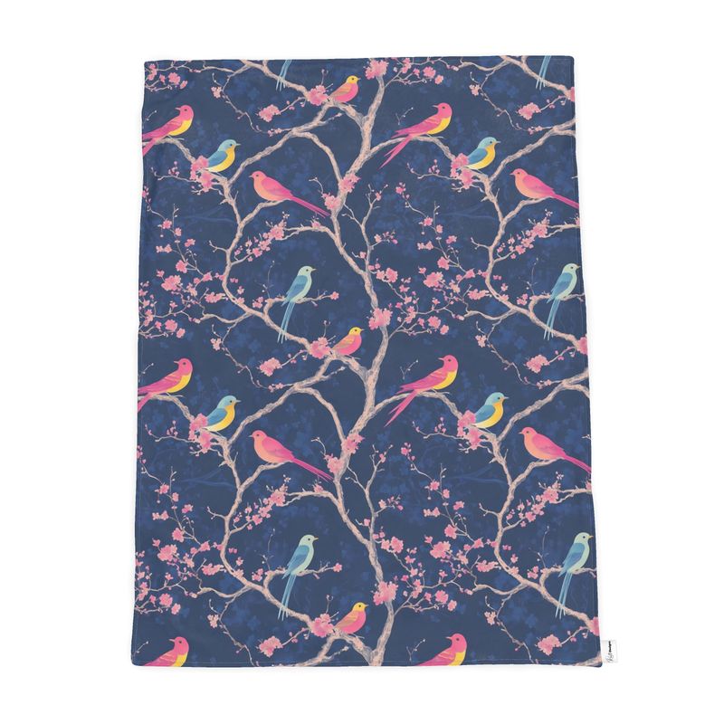 Paradise Songbird Blossom Throw