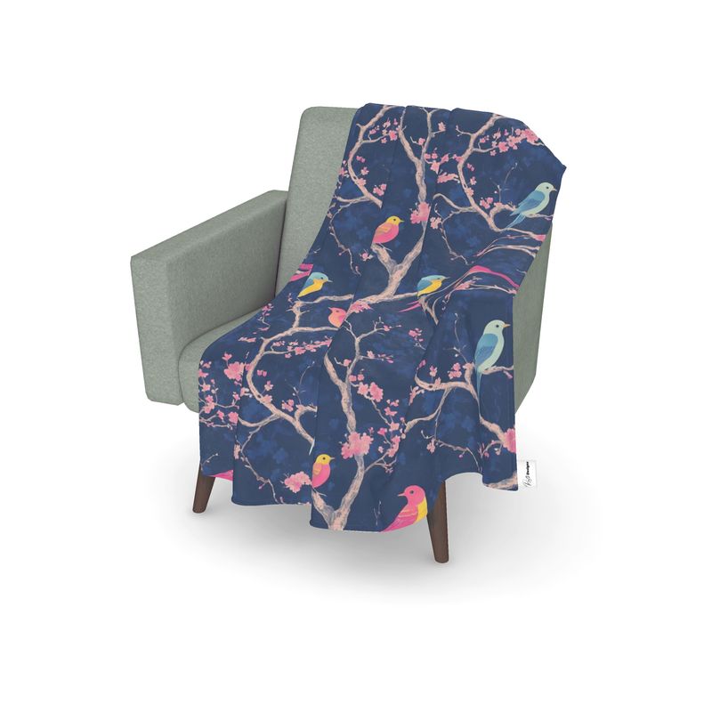 Paradise Songbird Blossom Throw