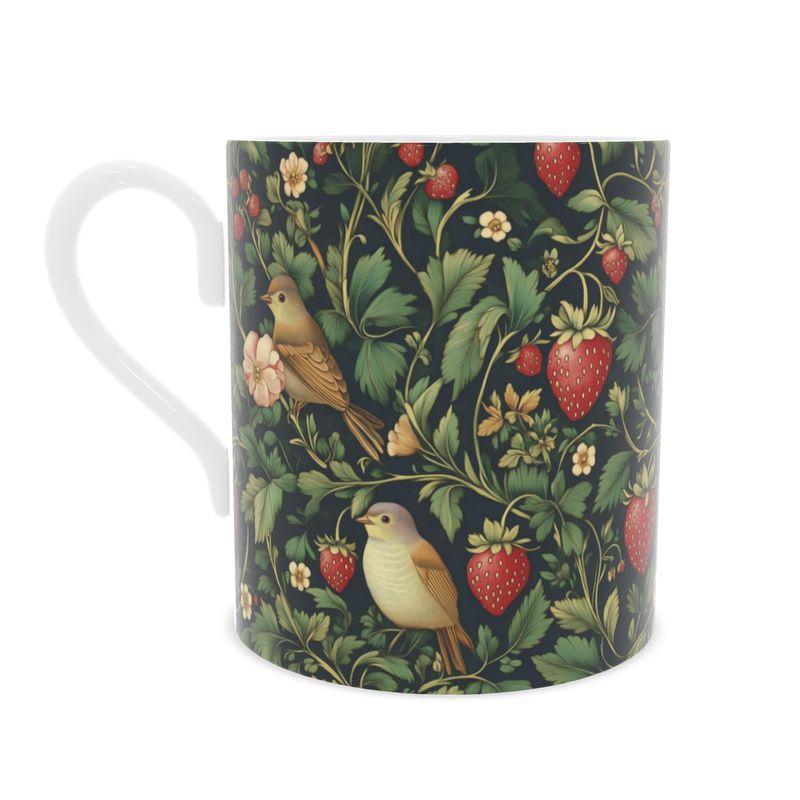 Vintage Strawberry Thieves Bone China Mug