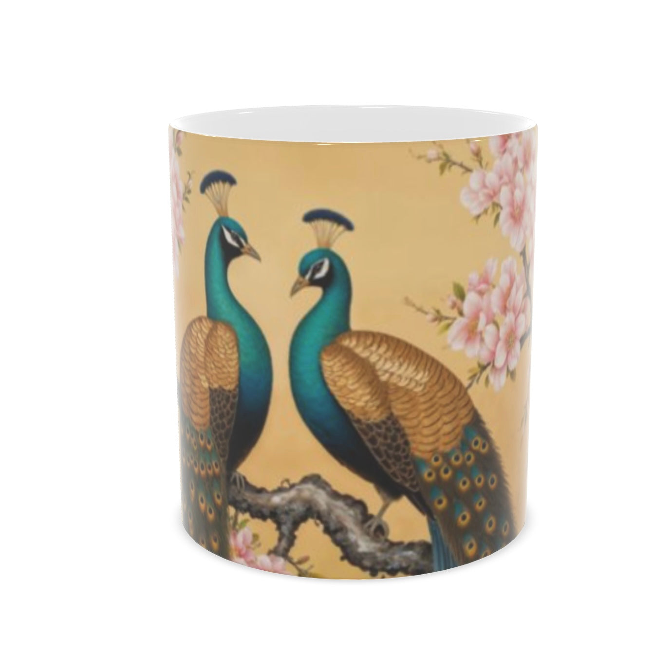 Imperial Peacock Bone China Mug