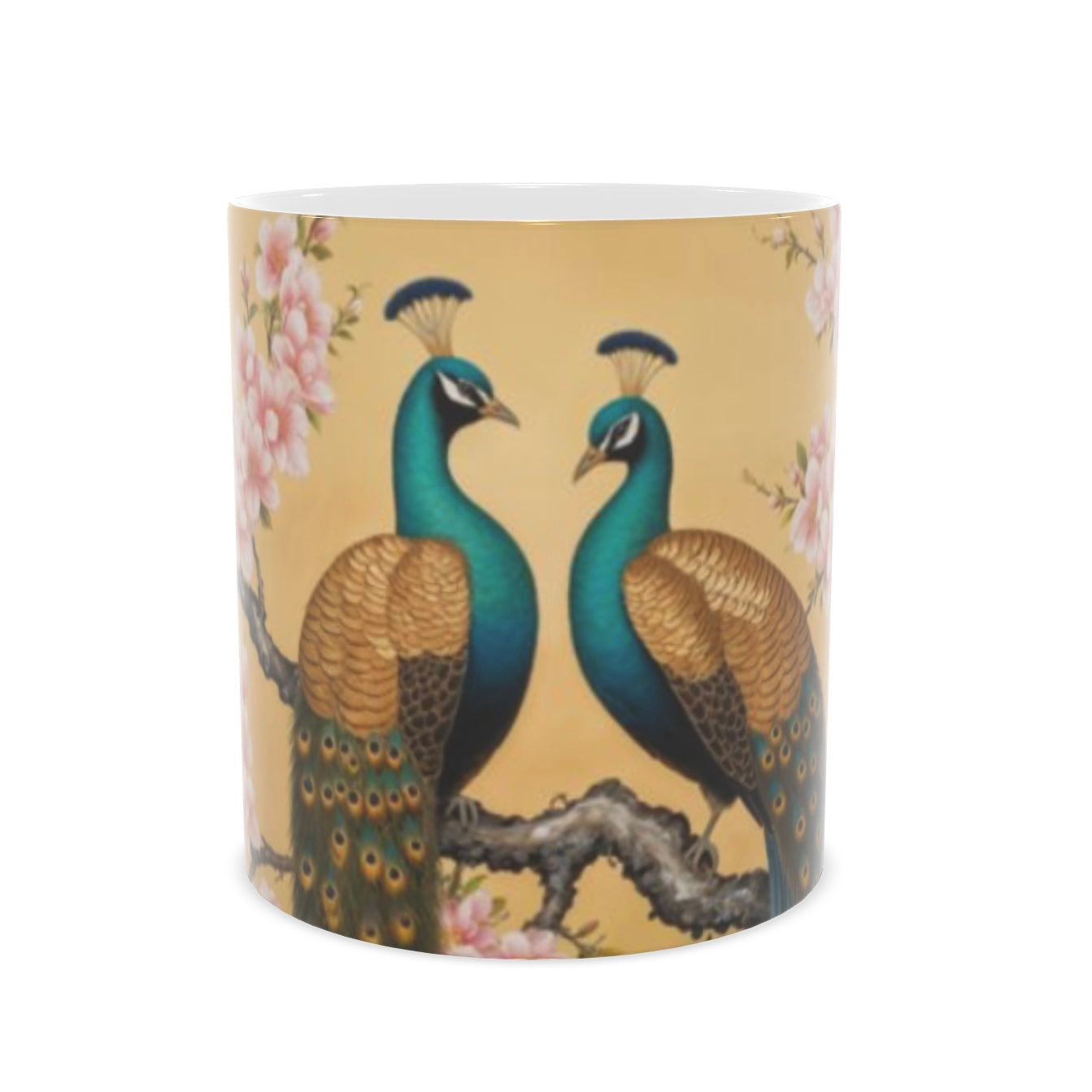 Imperial Peacock Bone China Mug