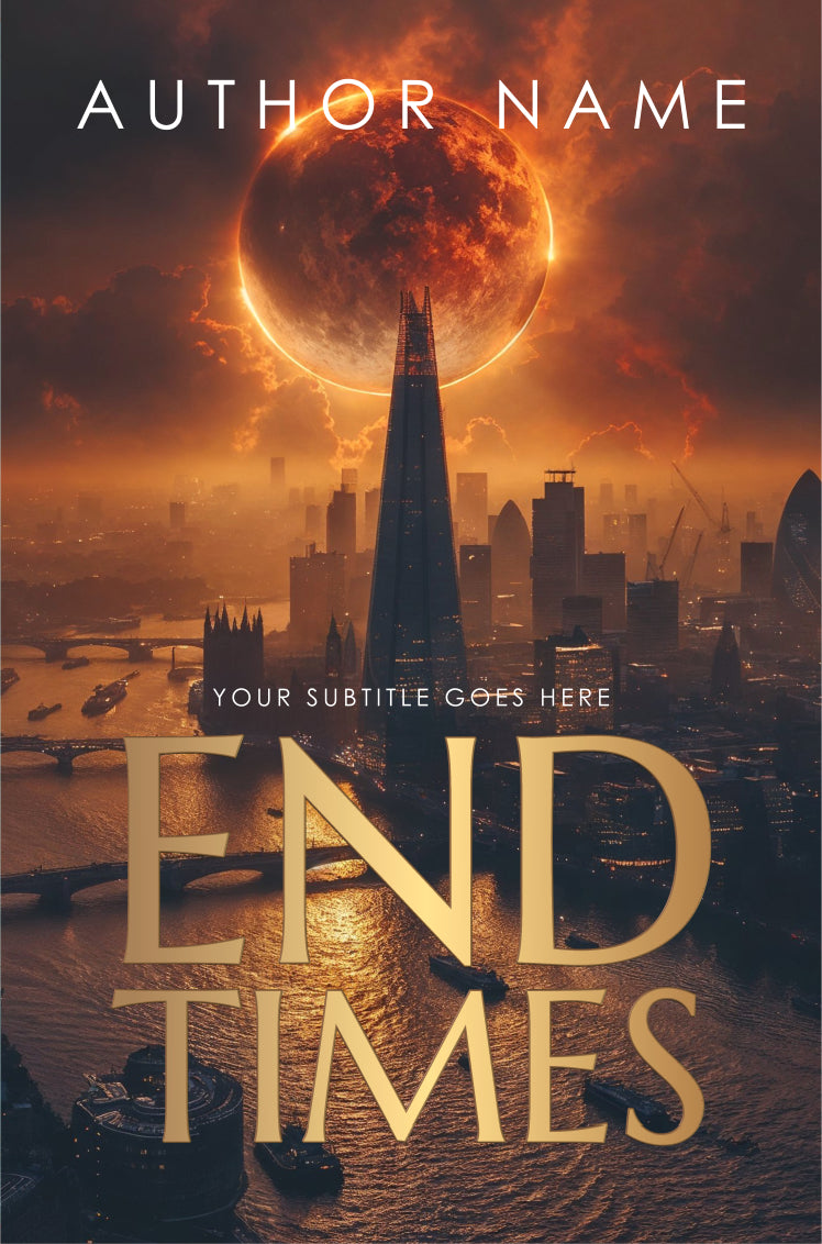 End Times Pre-Made Book Cover – Ruth Designs