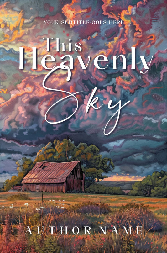 This Heavenly Sky Pre-Made Book Cover Artwork