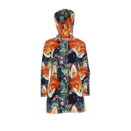 Red Fox Womens Hooded Rain Mac