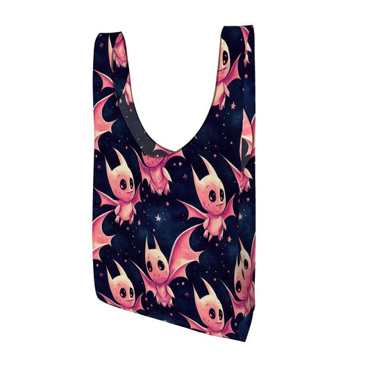 Cute Bats Parachute Shopping Bag