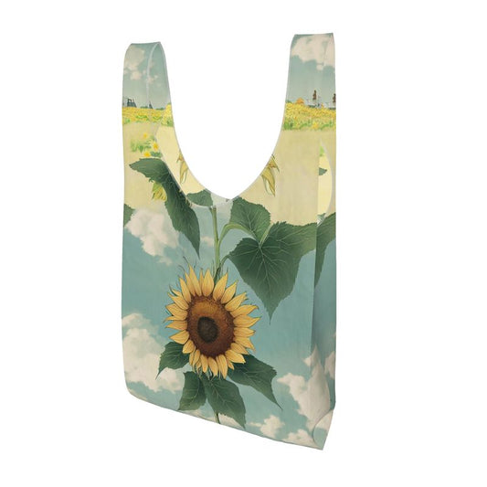 Sunflower Parachute Shopping Bag