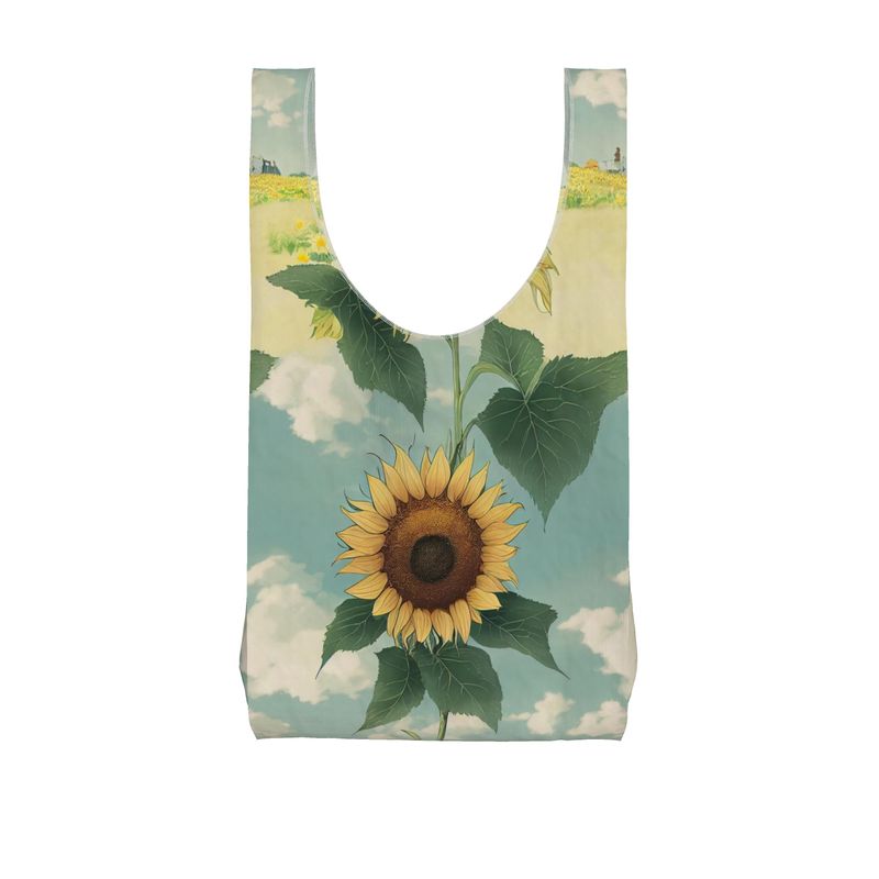 Sunflower Parachute Shopping Bag