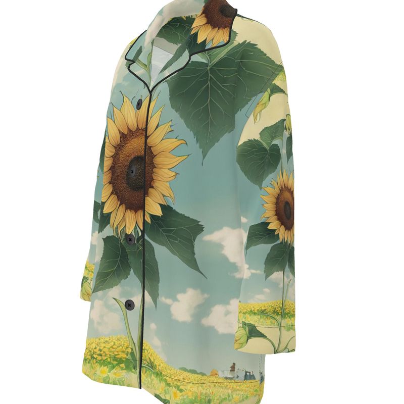 Sunflower Womens Luxury Pyjama Shirt