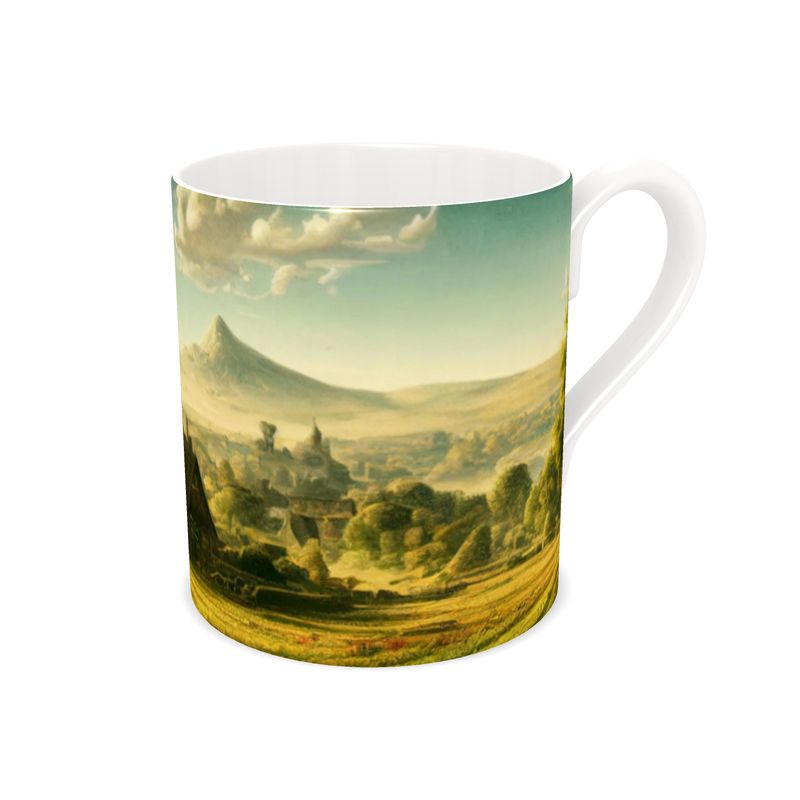 A Bucolic Scene Bone China Mug