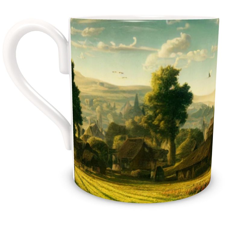 A Bucolic Scene Bone China Mug