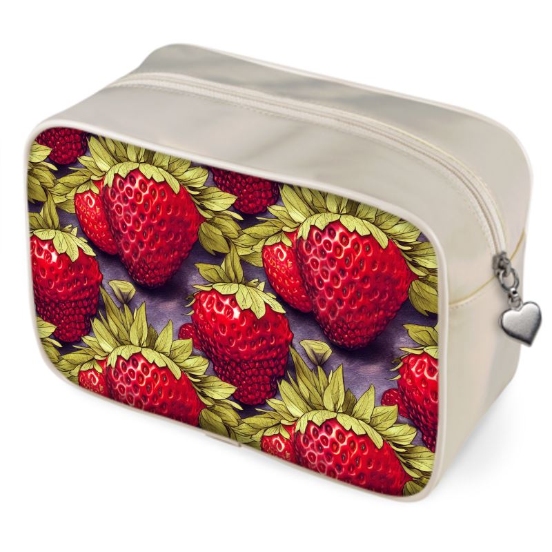 Strawberries on Indigo Wash bag