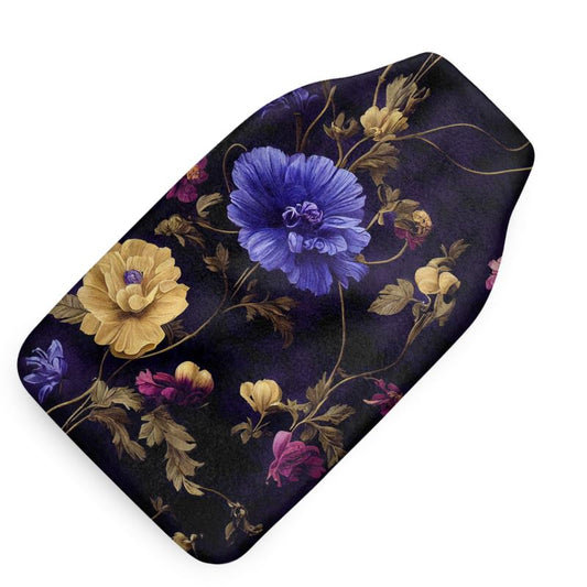 Night Garden Anemone Blooms Hot Water Bottle