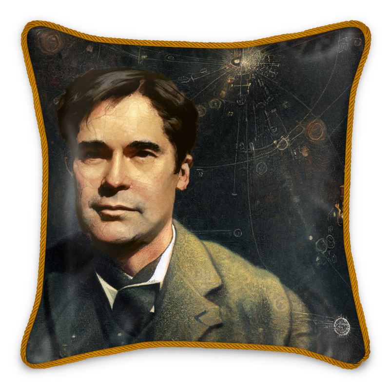 Philosopher of Time Silk Cushions
