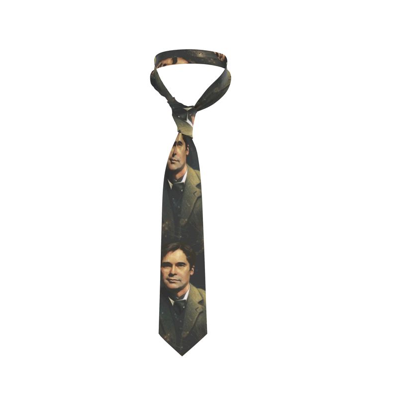 Philosopher of Time Handmade Silk Tie