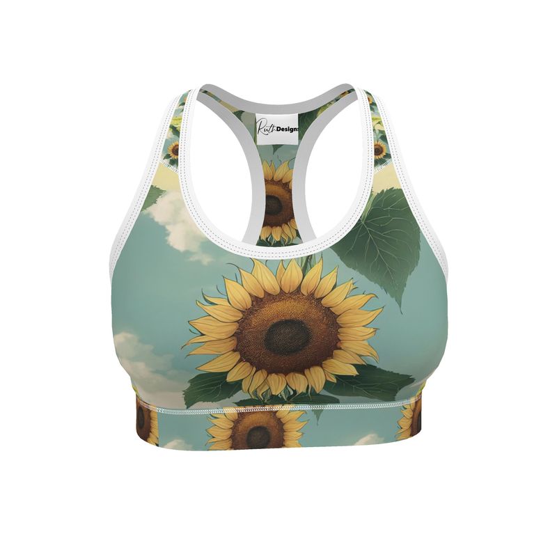 Sunflower Sports Bra