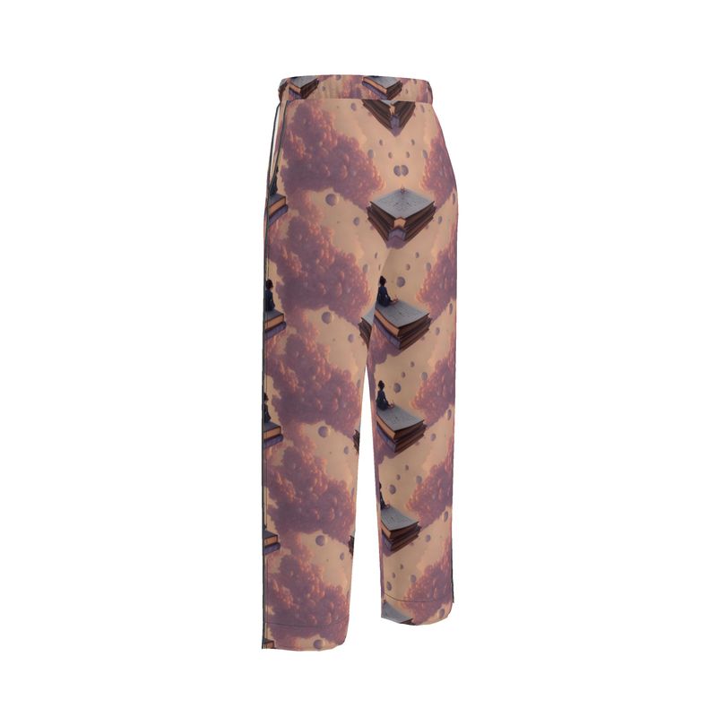 Float Away With A Book Womns Luxury Pyjama Trousers