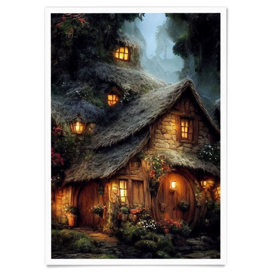 Hobbit Home Paper Posters