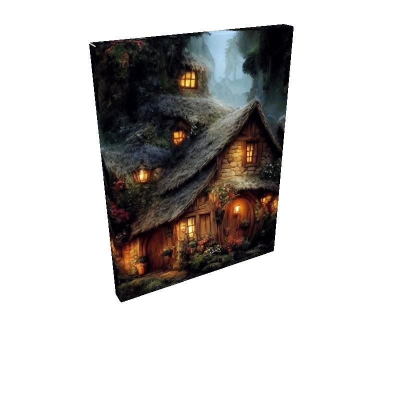 Hobbit Home Rectangle Canvas Wholesale & Dropship