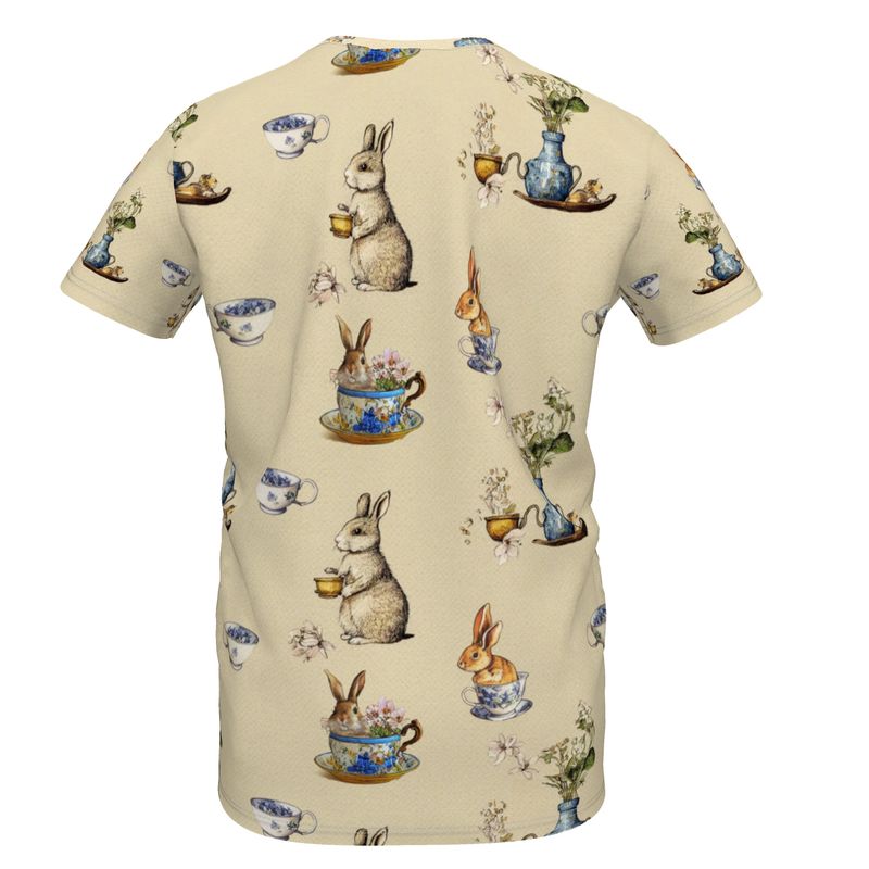 Bunnies and Teacups Girls Premium T-Shirt