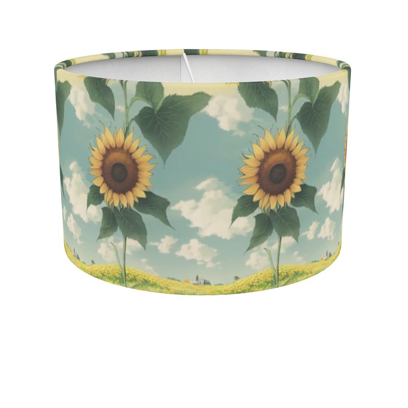 Sunflower Drum Lamp Shade