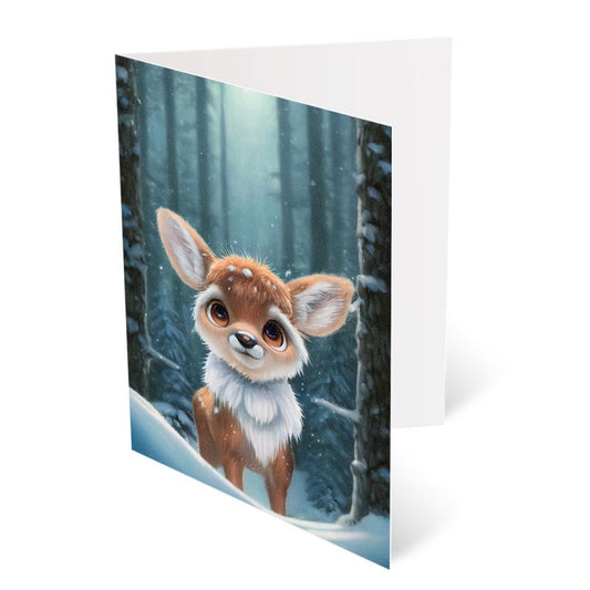 Cute Animals A6 Christmas Card Mixed Pack