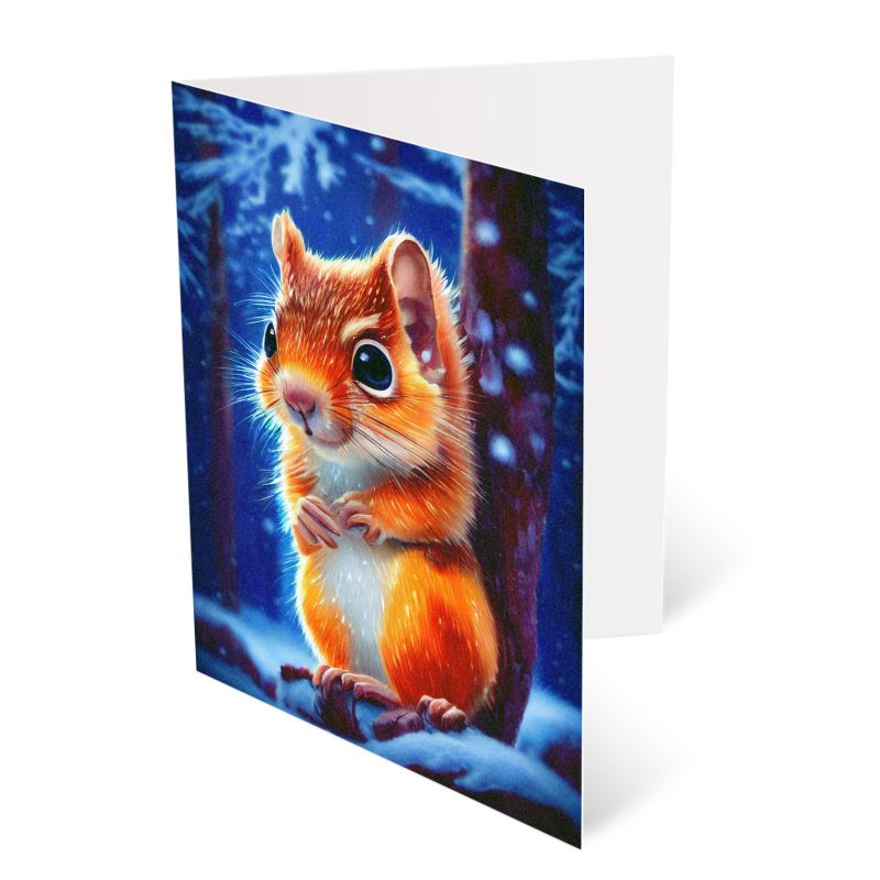 Cute Animals A6 Christmas Card Mixed Pack