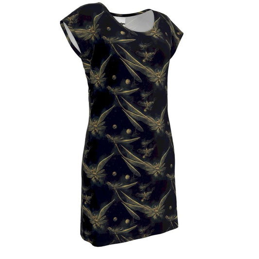 Ladies Tunic T-Shirt Dragonflies