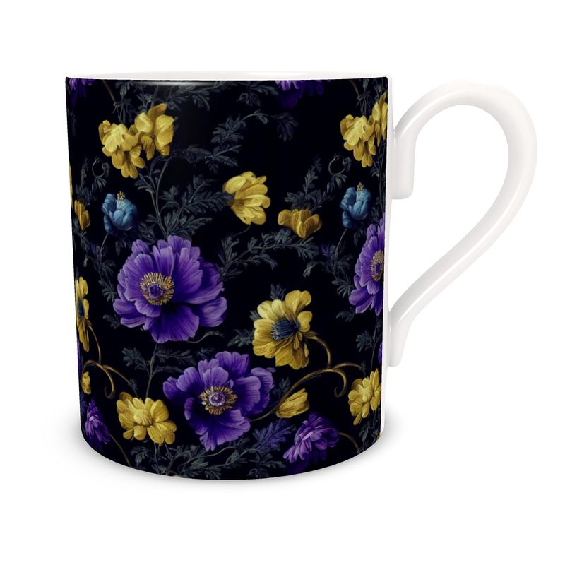 Bone China Mug - Night Garden