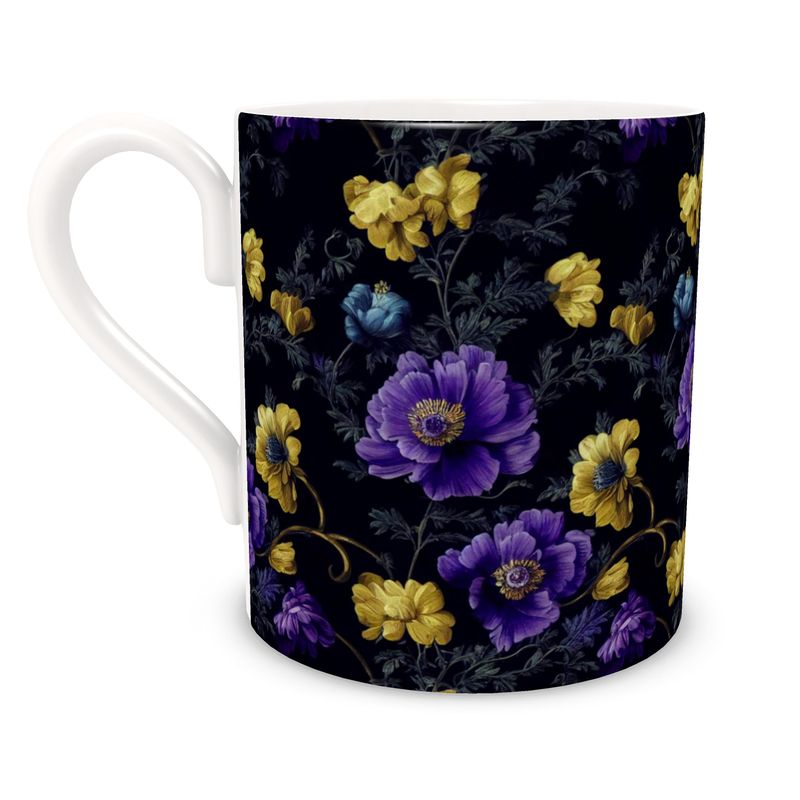 Bone China Mug - Night Garden