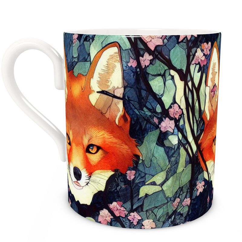 Bone China Mug - Red Fox