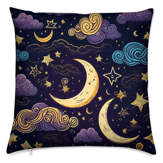 Sun and Moon Cushion Cover